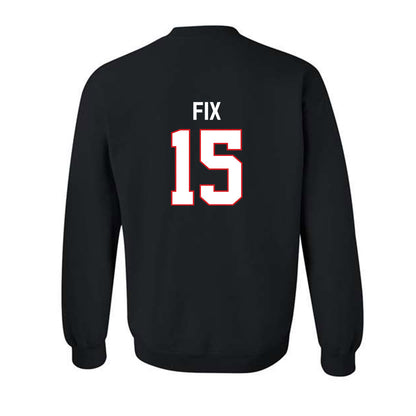 Davidson - NCAA Baseball : Isaac Fix - Classic Fashion Shersey Crewneck Sweatshirt-1