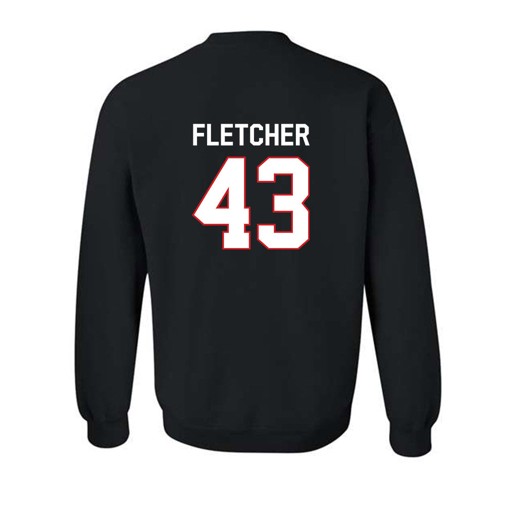 Davidson - NCAA Women's Lacrosse : Ella Fletcher - Classic Fashion Shersey Crewneck Sweatshirt-1