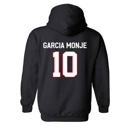 Davidson - NCAA Women's Basketball : Ines Garcia Monje - Classic Fashion Shersey Hooded Sweatshirt-1