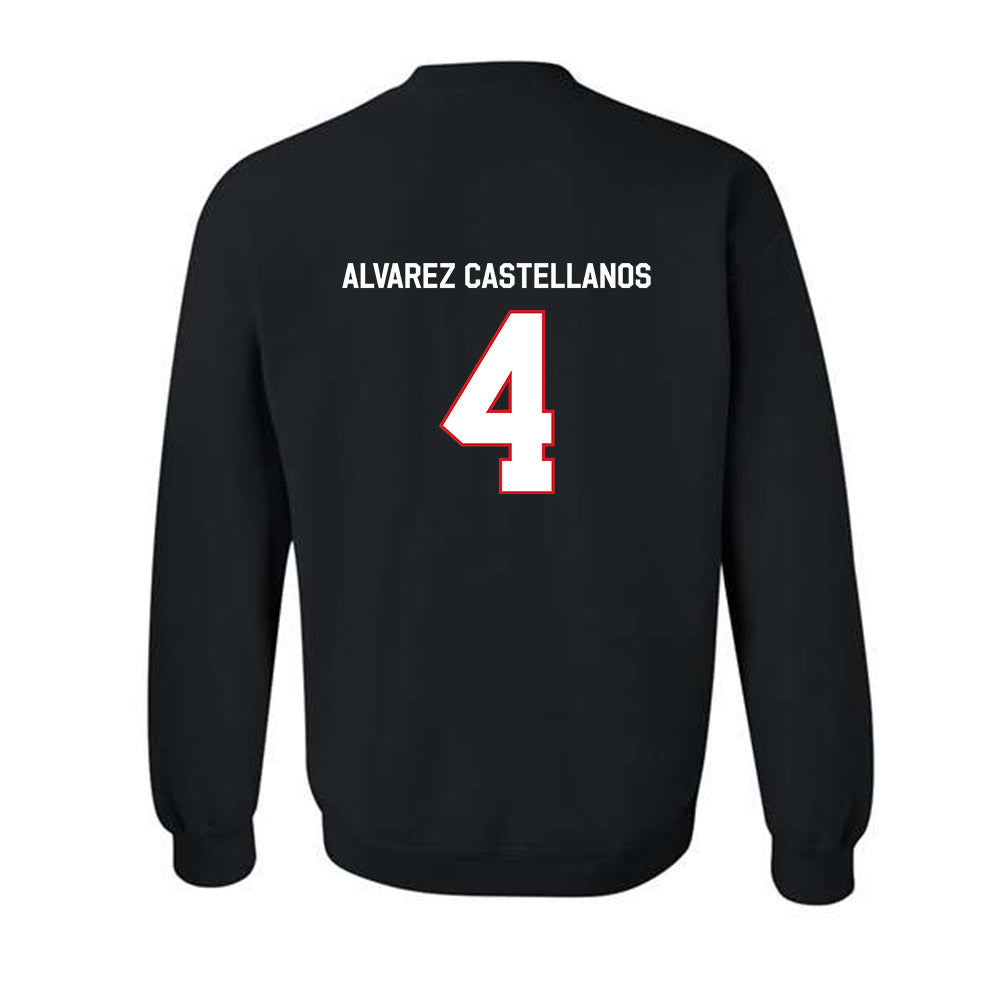 Davidson - NCAA Women's Basketball : Elena Alvarez Castellanos - Classic Fashion Shersey Crewneck Sweatshirt-1