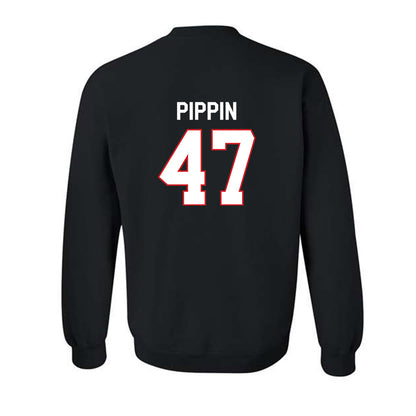 Davidson - NCAA Football : Nash Pippin - Classic Fashion Shersey Crewneck Sweatshirt-1