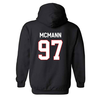 Davidson - NCAA Football : Liam McMann - Classic Fashion Shersey Hooded Sweatshirt-1