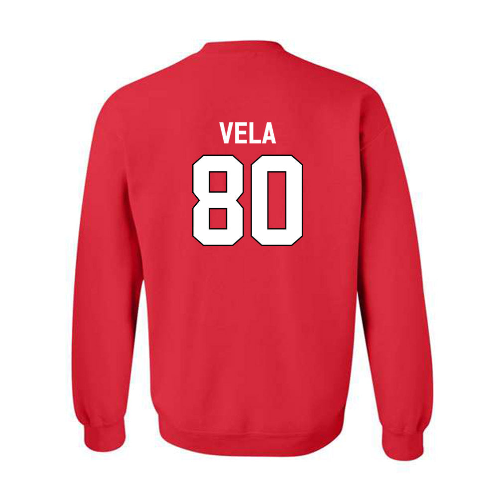 Davidson - NCAA Football : Xavier Vela - Classic Fashion Shersey Crewneck Sweatshirt-1