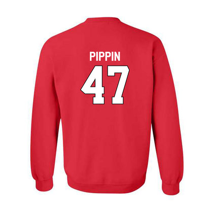 Davidson - NCAA Football : Nash Pippin - Classic Fashion Shersey Crewneck Sweatshirt-1
