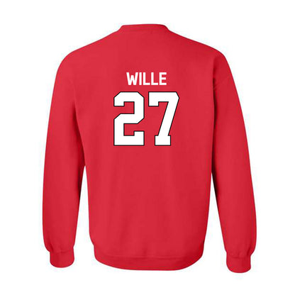 Davidson - NCAA Baseball : Tyler Wille - Classic Fashion Shersey Crewneck Sweatshirt-1