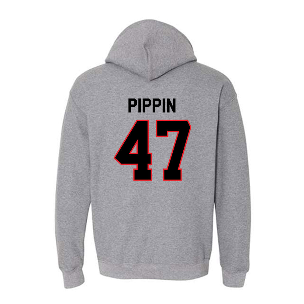 Davidson - NCAA Football : Nash Pippin - Classic Fashion Shersey Hooded Sweatshirt-1