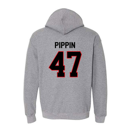 Davidson - NCAA Football : Nash Pippin - Classic Fashion Shersey Hooded Sweatshirt-1
