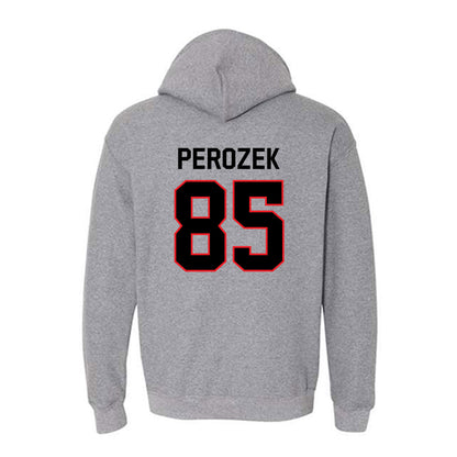 Davidson - NCAA Football : Jack Perozek - Classic Fashion Shersey Hooded Sweatshirt-1