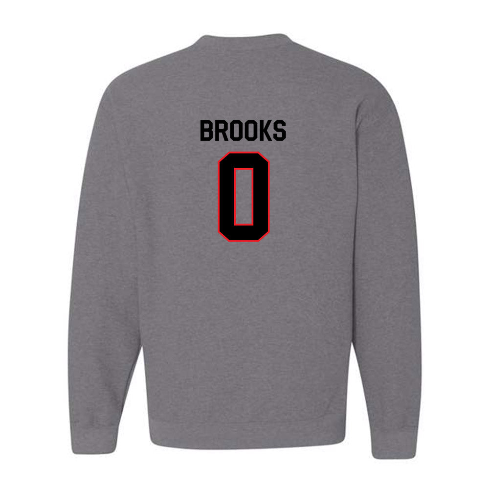 Davidson - NCAA Football : Hunter Brooks - Classic Fashion Shersey Crewneck Sweatshirt-1