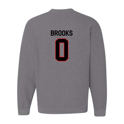 Davidson - NCAA Football : Hunter Brooks - Classic Fashion Shersey Crewneck Sweatshirt-1