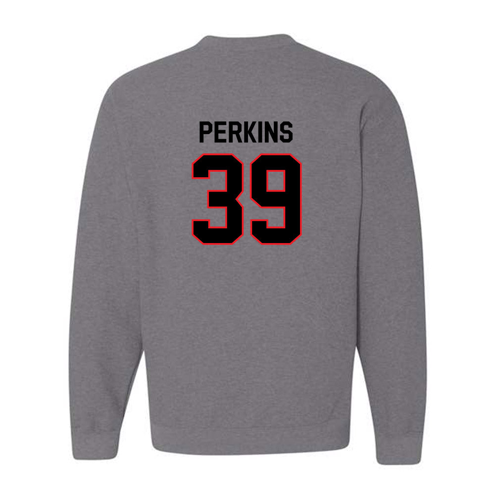 Davidson - NCAA Baseball : Wilson Perkins - Classic Fashion Shersey Crewneck Sweatshirt-1