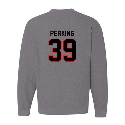 Davidson - NCAA Baseball : Wilson Perkins - Classic Fashion Shersey Crewneck Sweatshirt-1