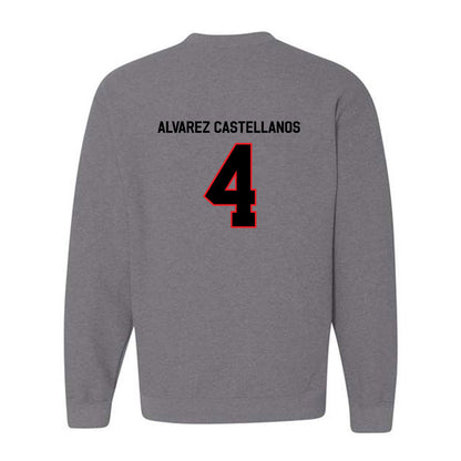 Davidson - NCAA Women's Basketball : Elena Alvarez Castellanos - Classic Fashion Shersey Crewneck Sweatshirt-1