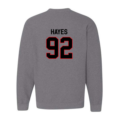 Davidson - NCAA Football : Christian Hayes - Classic Fashion Shersey Crewneck Sweatshirt-1