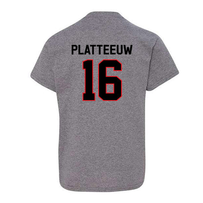 Davidson - NCAA Men's Basketball : Ian Platteeuw - Classic Fashion Shersey Youth T-Shirt-1