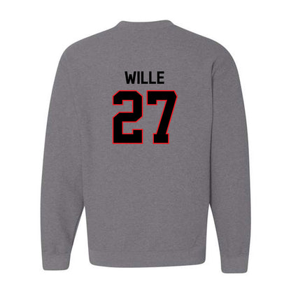 Davidson - NCAA Baseball : Tyler Wille - Classic Fashion Shersey Crewneck Sweatshirt-1