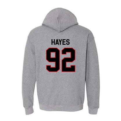Davidson - NCAA Football : Christian Hayes - Classic Fashion Shersey Hooded Sweatshirt-1