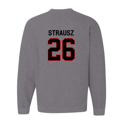 Davidson - NCAA Women's Basketball : Edina Strausz - Classic Fashion Shersey Crewneck Sweatshirt