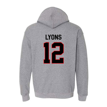 Davidson - NCAA Football : Christian Lyons - Classic Fashion Shersey Hooded Sweatshirt-1