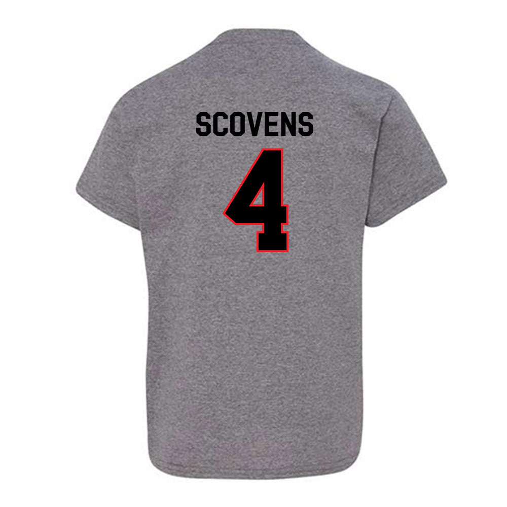 Davidson - NCAA Men's Basketball : Josh Scovens - Classic Fashion Shersey Youth T-Shirt-1