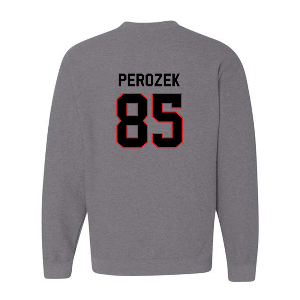 Davidson - NCAA Football : Jack Perozek - Classic Fashion Shersey Crewneck Sweatshirt-1