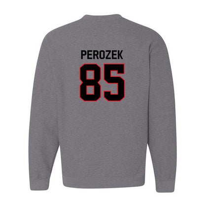 Davidson - NCAA Football : Jack Perozek - Classic Fashion Shersey Crewneck Sweatshirt-1