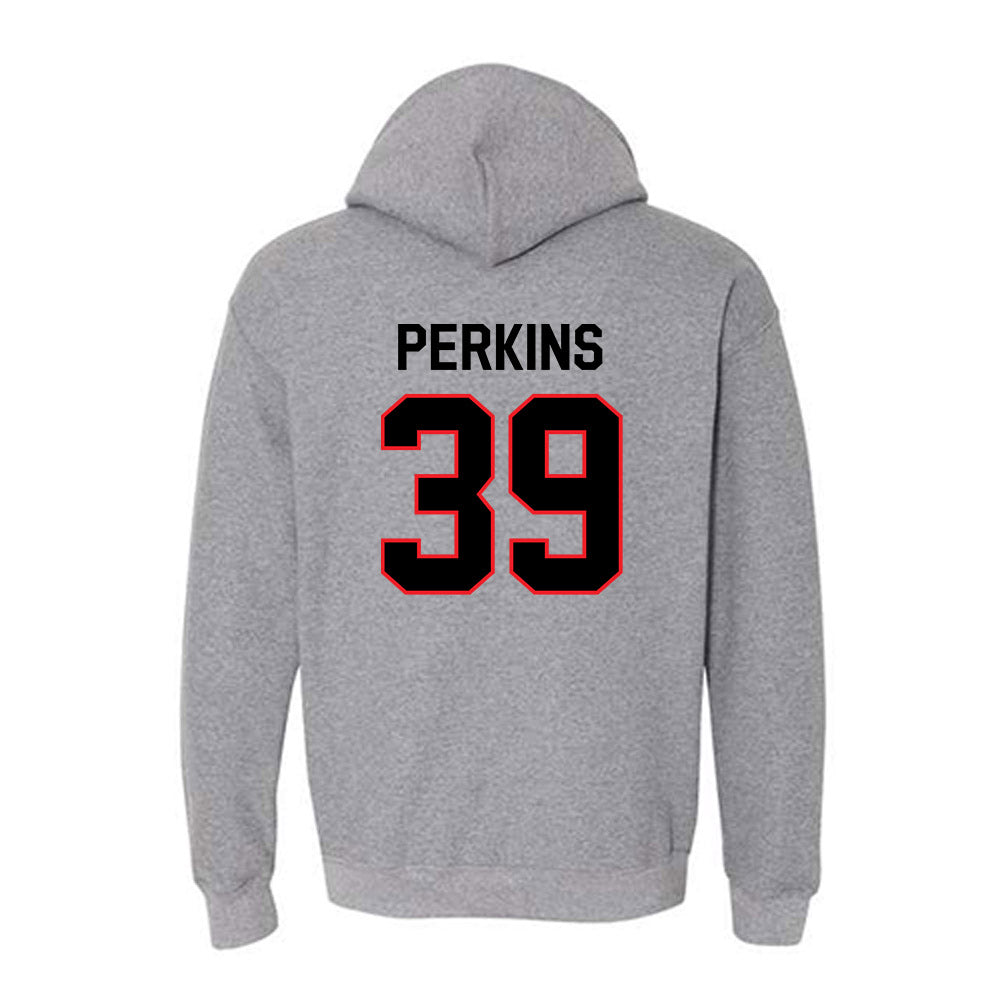 Davidson - NCAA Baseball : Wilson Perkins - Classic Fashion Shersey Hooded Sweatshirt-1