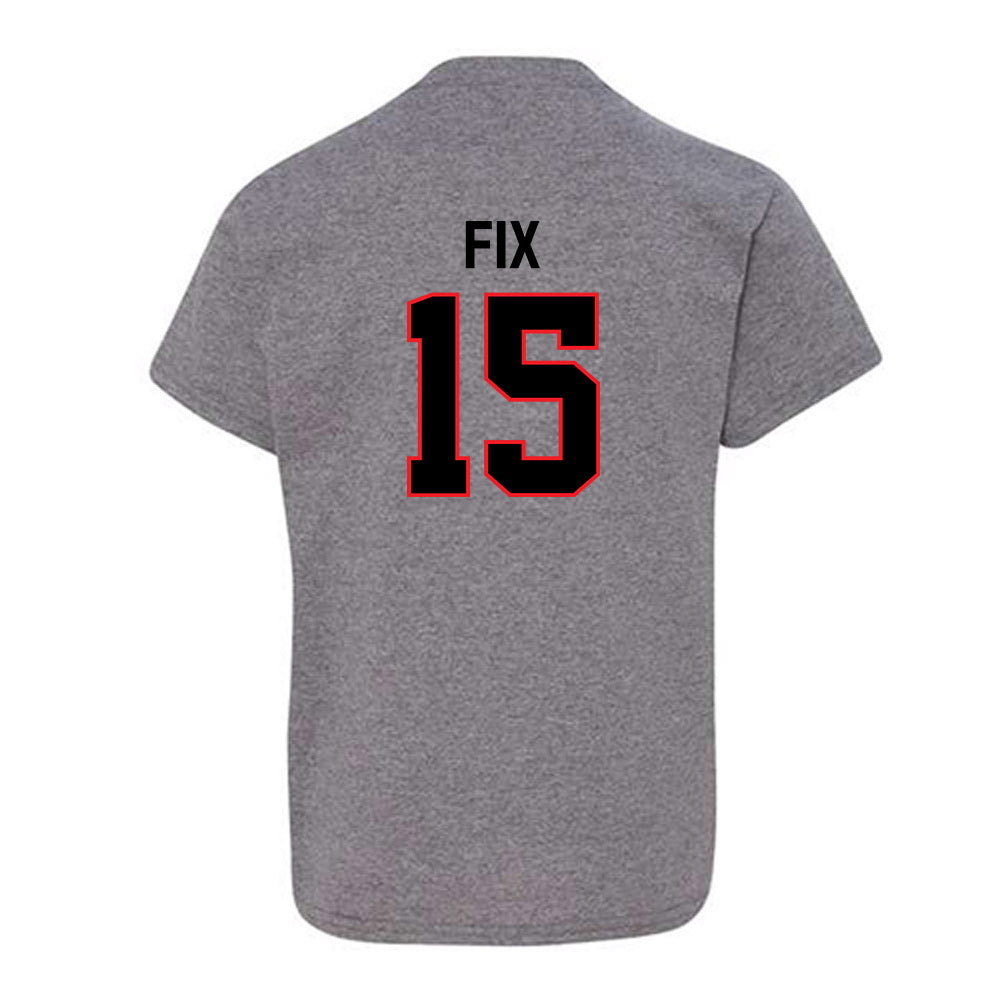 Davidson - NCAA Baseball : Isaac Fix - Classic Fashion Shersey Youth T-Shirt-1