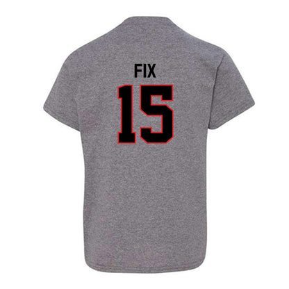 Davidson - NCAA Baseball : Isaac Fix - Classic Fashion Shersey Youth T-Shirt-1