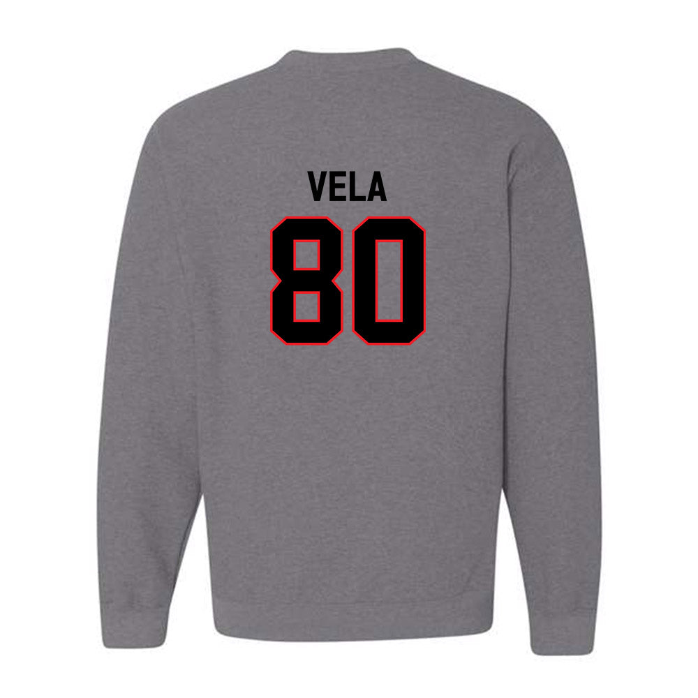 Davidson - NCAA Football : Xavier Vela - Classic Fashion Shersey Crewneck Sweatshirt-1