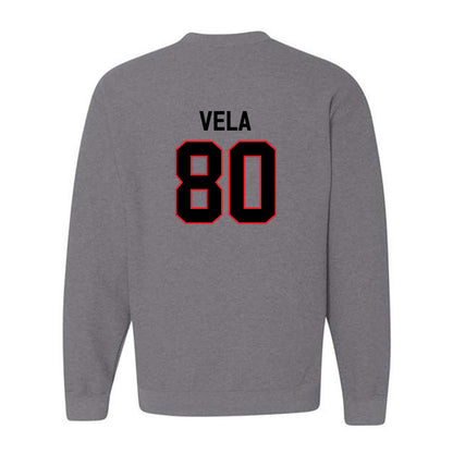 Davidson - NCAA Football : Xavier Vela - Classic Fashion Shersey Crewneck Sweatshirt-1