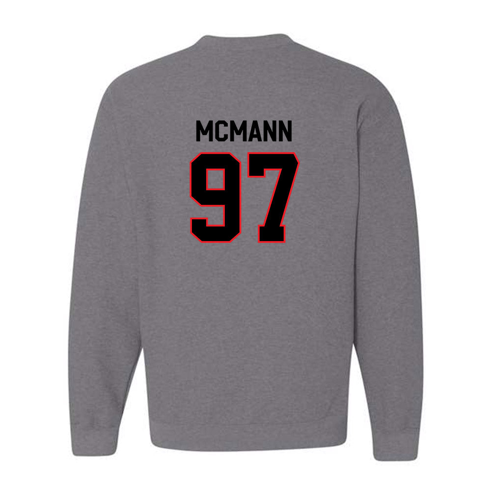 Davidson - NCAA Football : Liam McMann - Classic Fashion Shersey Crewneck Sweatshirt-1