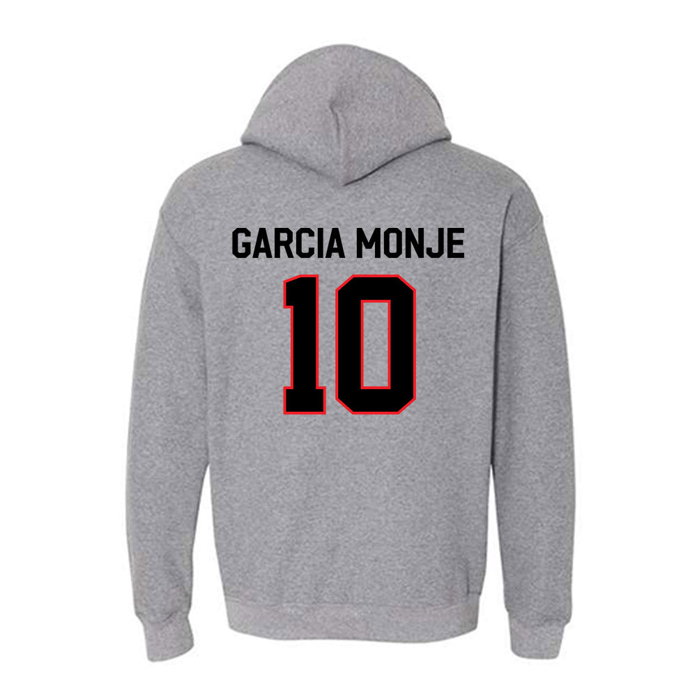 Davidson - NCAA Women's Basketball : Ines Garcia Monje - Classic Fashion Shersey Hooded Sweatshirt-1