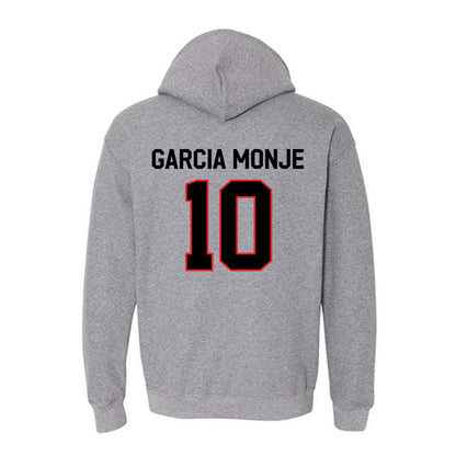 Davidson - NCAA Women's Basketball : Ines Garcia Monje - Classic Fashion Shersey Hooded Sweatshirt-1