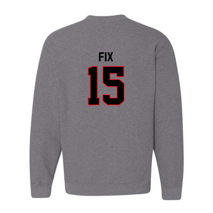 Davidson - NCAA Baseball : Isaac Fix - Classic Fashion Shersey Crewneck Sweatshirt-1