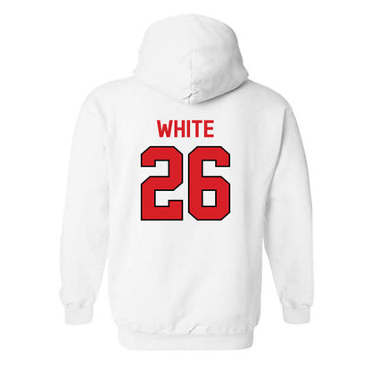 Davidson - NCAA Women's Lacrosse : Mali White - Classic Fashion Shersey Hooded Sweatshirt