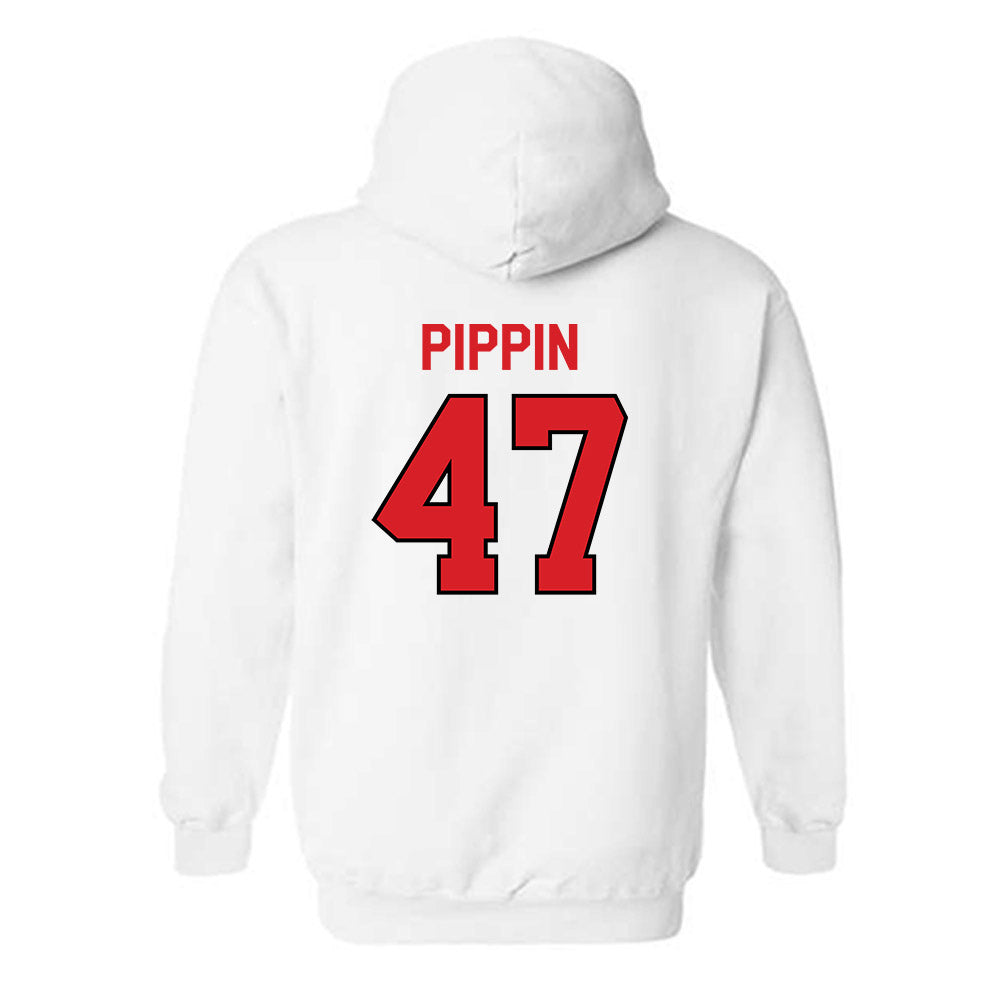 Davidson - NCAA Football : Nash Pippin - Classic Fashion Shersey Hooded Sweatshirt-1