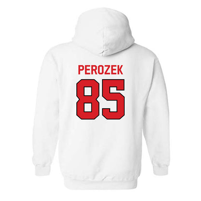 Davidson - NCAA Football : Jack Perozek - Classic Fashion Shersey Hooded Sweatshirt-1
