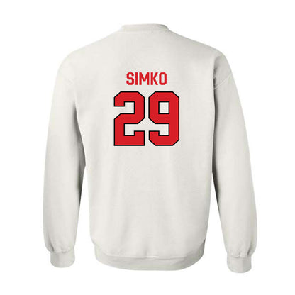 Davidson - NCAA Football : Carter Simko - Classic Fashion Shersey Crewneck Sweatshirt-1