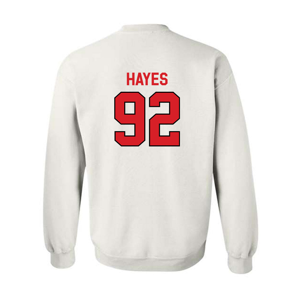 Davidson - NCAA Football : Christian Hayes - Classic Fashion Shersey Crewneck Sweatshirt-1