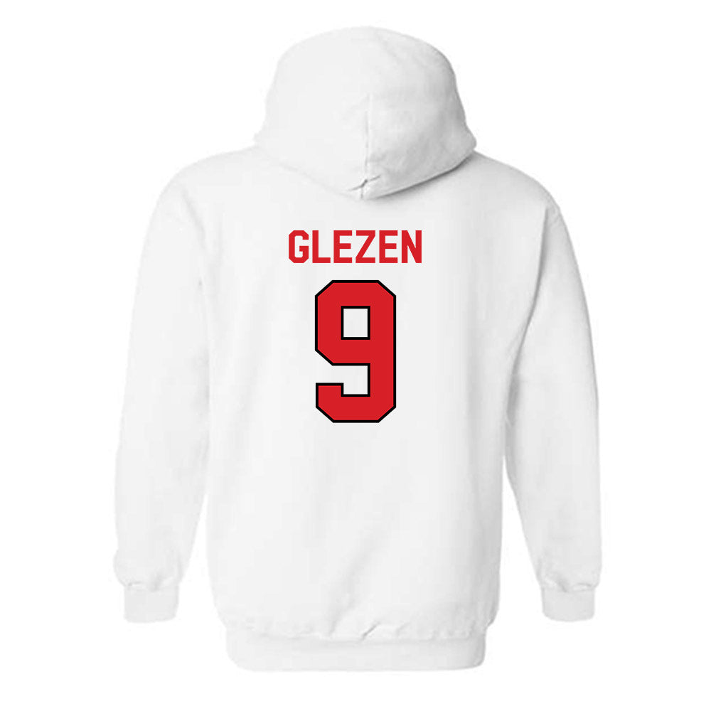 Davidson - NCAA Football : Landon Glezen - Classic Fashion Shersey Hooded Sweatshirt-1