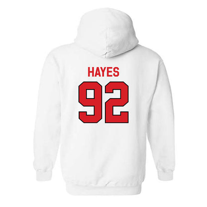 Davidson - NCAA Football : Christian Hayes - Classic Fashion Shersey Hooded Sweatshirt-1