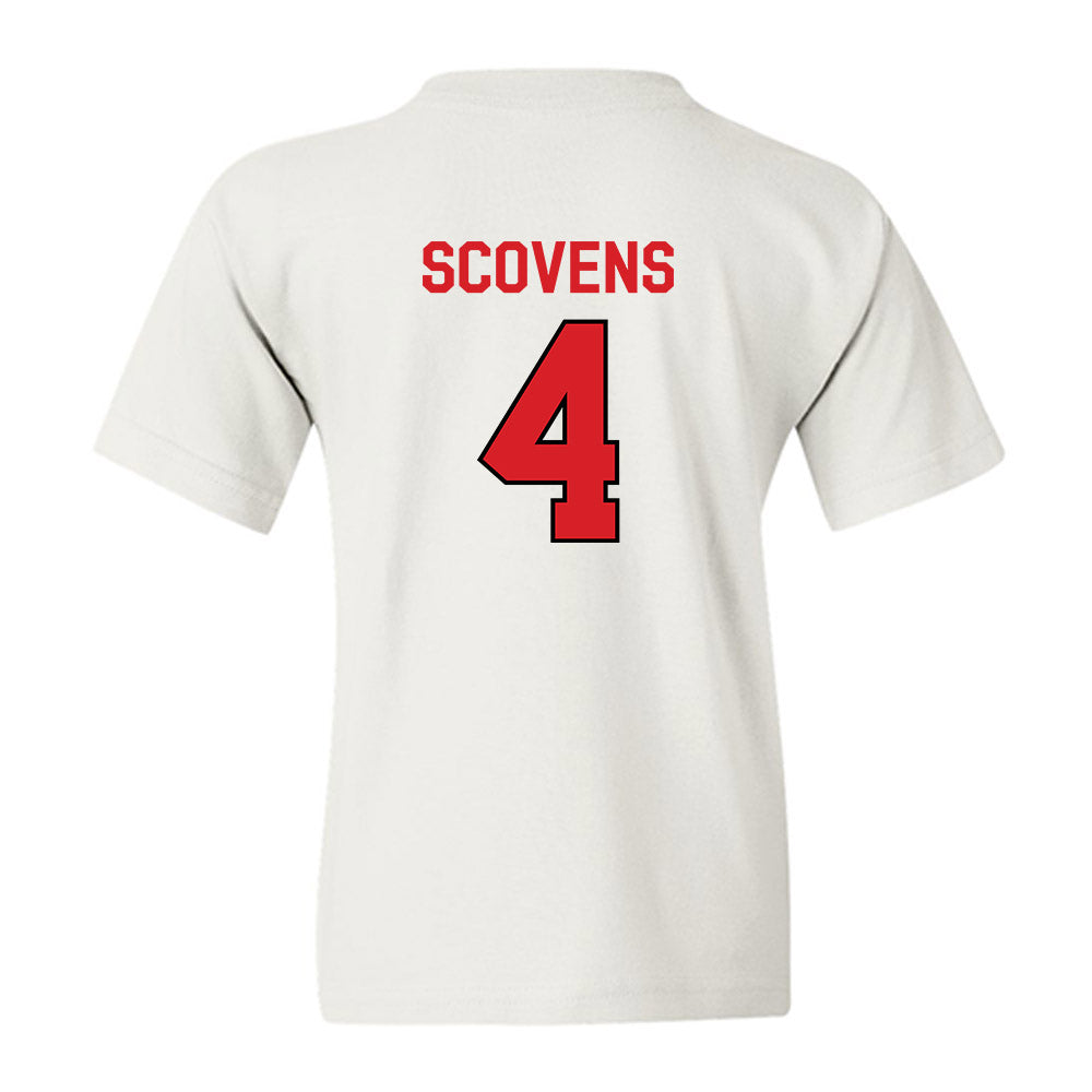 Davidson - NCAA Men's Basketball : Josh Scovens - Classic Fashion Shersey Youth T-Shirt-1