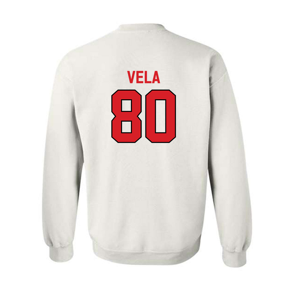 Davidson - NCAA Football : Xavier Vela - Classic Fashion Shersey Crewneck Sweatshirt-1