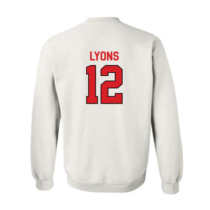 Davidson - NCAA Football : Christian Lyons - Classic Fashion Shersey Crewneck Sweatshirt-1