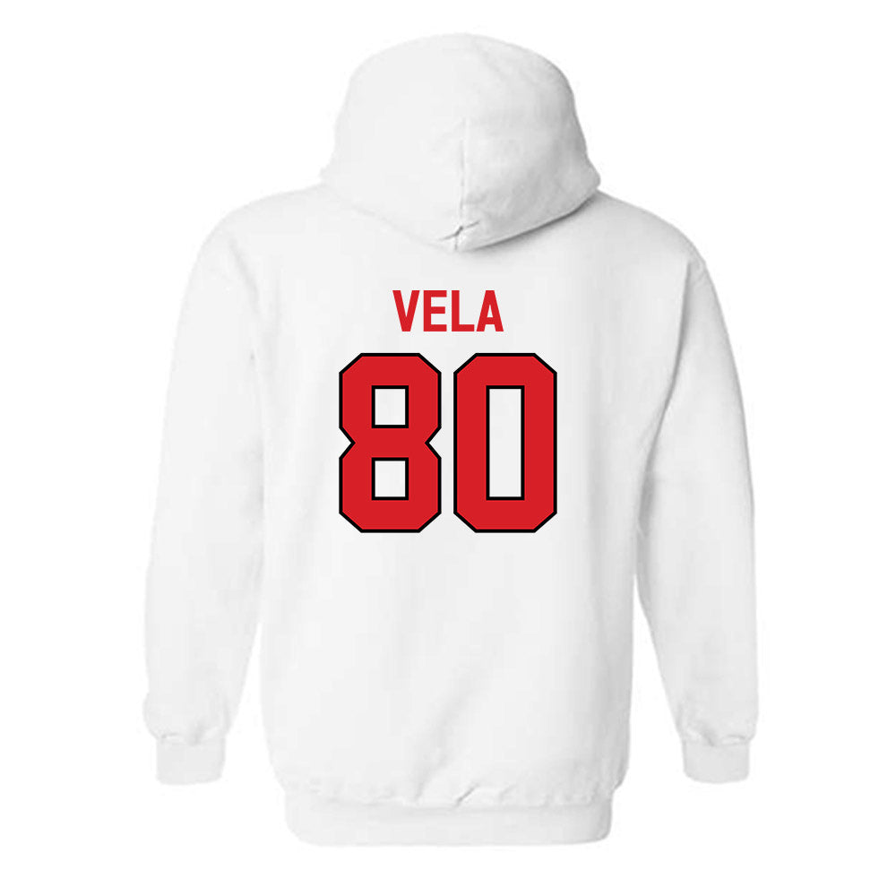 Davidson - NCAA Football : Xavier Vela - Classic Fashion Shersey Hooded Sweatshirt-1