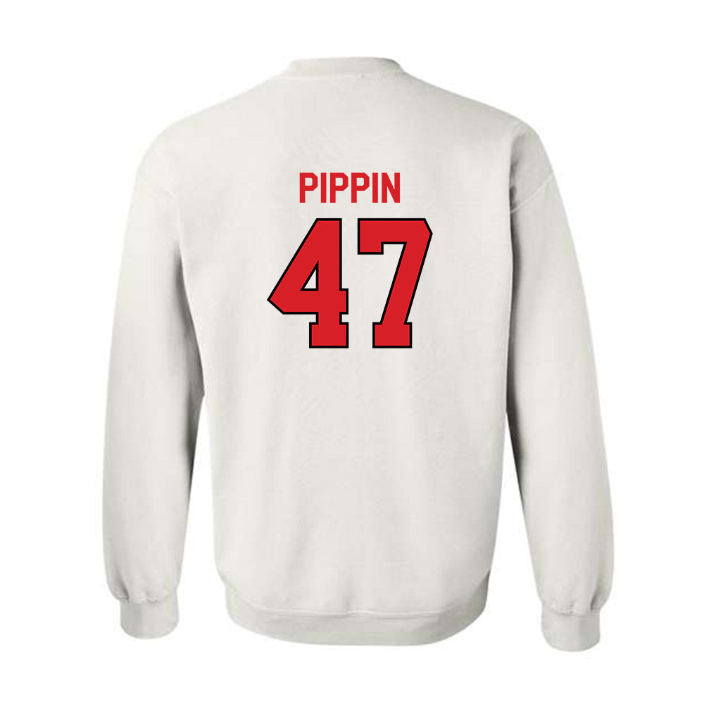 Davidson - NCAA Football : Nash Pippin - Classic Fashion Shersey Crewneck Sweatshirt-1