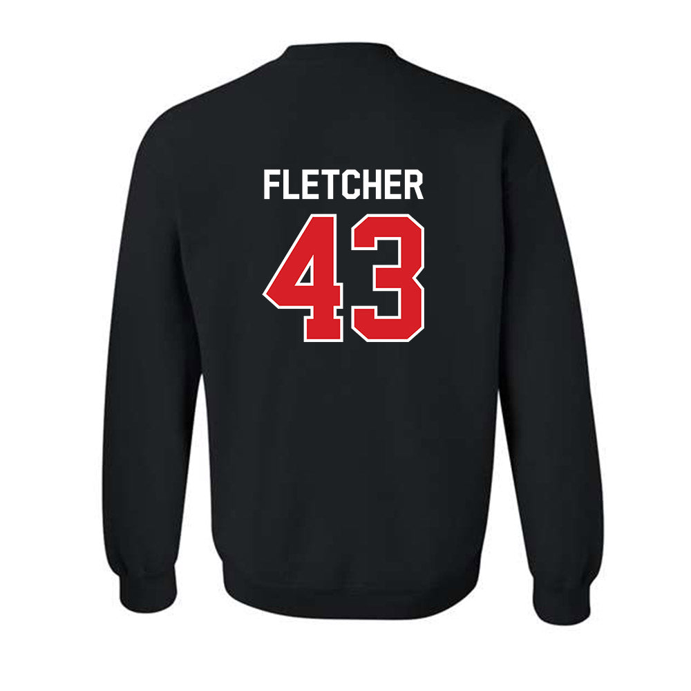 Davidson - NCAA Women's Lacrosse : Ella Fletcher - Classic Fashion Shersey Crewneck Sweatshirt-1