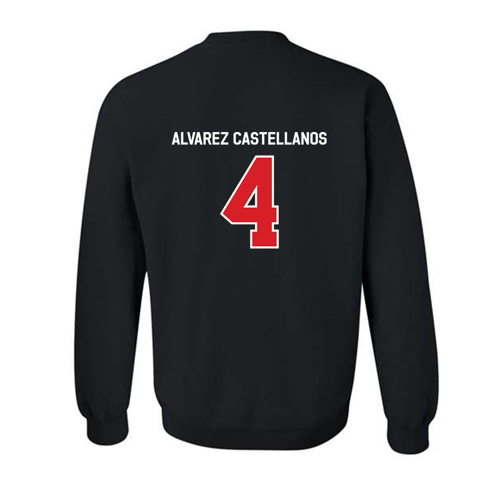 Davidson - NCAA Women's Basketball : Elena Alvarez Castellanos - Classic Fashion Shersey Crewneck Sweatshirt-1