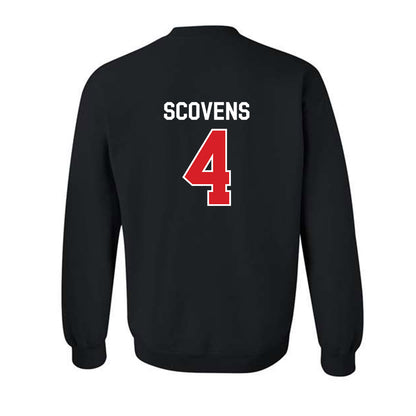 Davidson - NCAA Men's Basketball : Josh Scovens - Classic Fashion Shersey Crewneck Sweatshirt-1